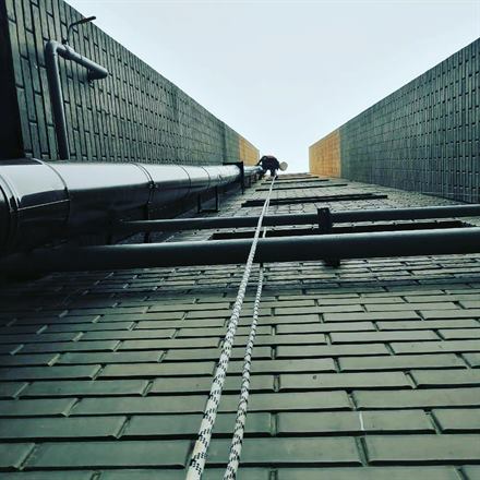 Газоход и дымовая труба из нержавеющей стали на объекте — работа ТВК